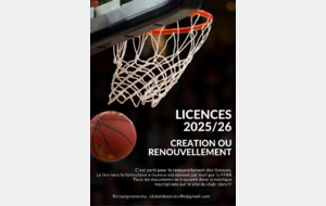 LICENCES SAISON 2025/26
