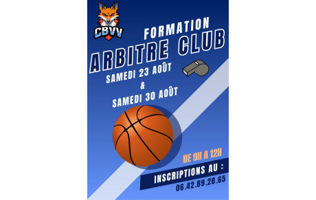 FORMATION ARBITRE CLUB